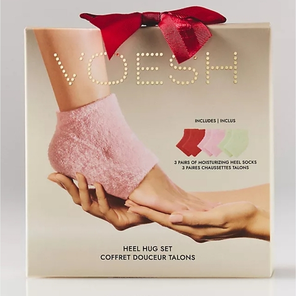 Voesh Other - New VOESH Heel Hug Socks, Set of 3 New In Box